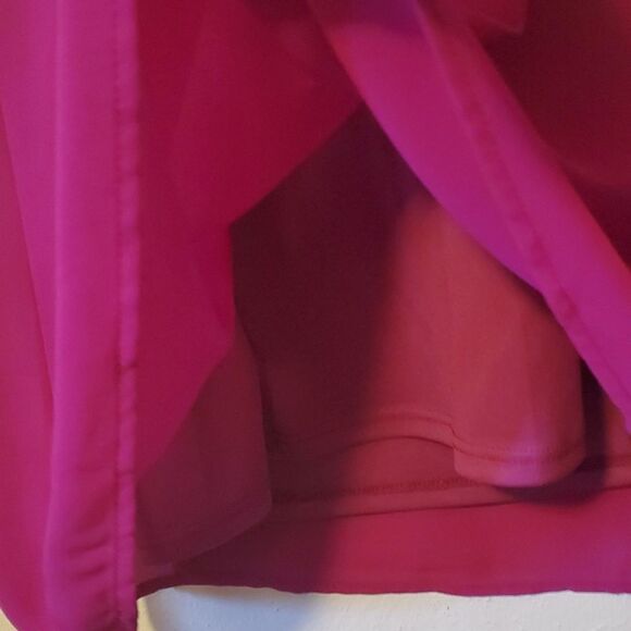 LULUS FREESTYLE MAGENTA  SHIFT DRESS S - Picture 5 of 6